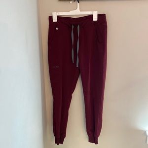 Figs Maroon Joggers